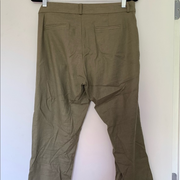 Kut from the Kloth Green Linen Trousers, Size 8P - Picture 2 of 8